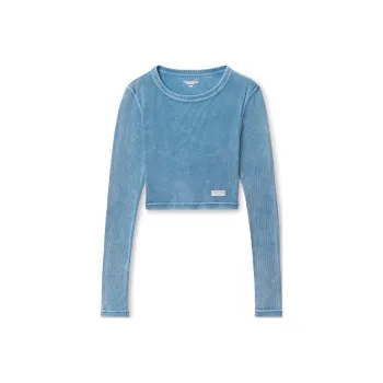 Alexander Wang Bodywear Series FW24 Crop Top Women's Blue
