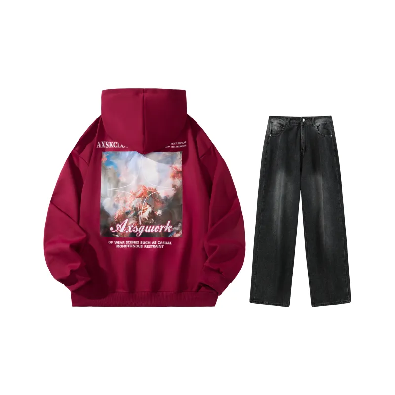 A.X.S.K Sweatshirt Sets Men-82