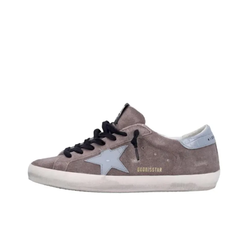 Golden Goose Super Star Cinder Quarry Silver Blue-0