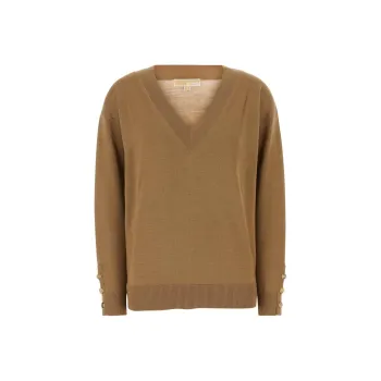 MICHAEL KORS MMK Sweater Women's Dark Camel