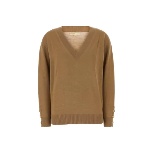 MICHAEL KORS MMK Sweater Women's Dark Camel