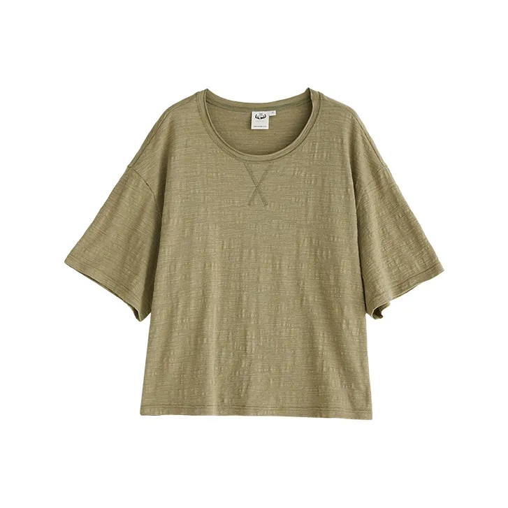 DEER AND FLYER T-Shirts Women's Moss Green-0
