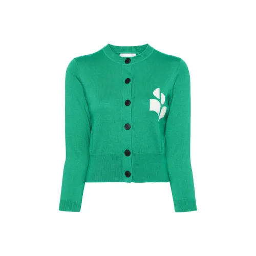 ISABEL MARANT ETOILE Newton Logo-intarsia Cardigan