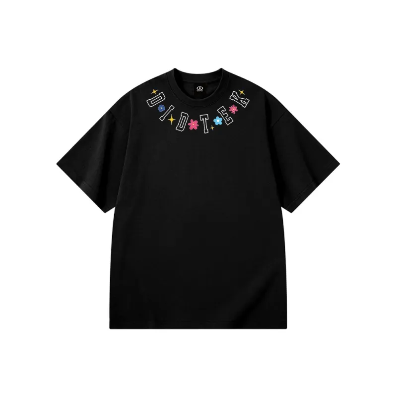 DIDTEK Drop Shoulder Sleeve Short Sleeved T Shirts Unisex-4