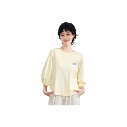 Fragment T-Shirt Women's Yellow