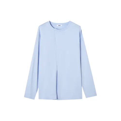 Demana Drop Shoulder Sleeve T Shirt Women's Lake Blue