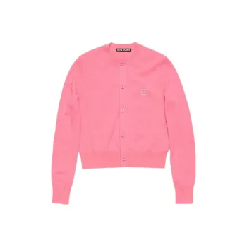 Acne Studios Face logo Wool Cardigan