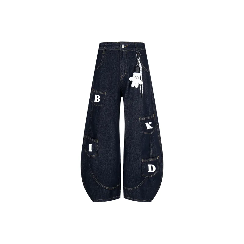 Xmithie Curved Knife Jeans Unisex-2