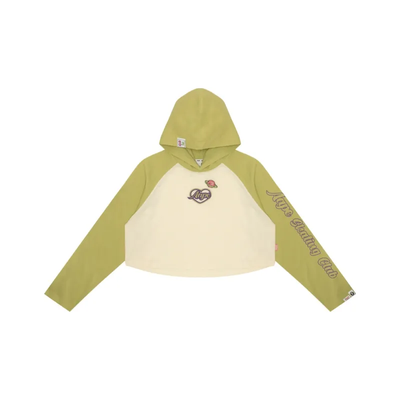 Aape Heart Logo embroidered Cotton Hoodie-2