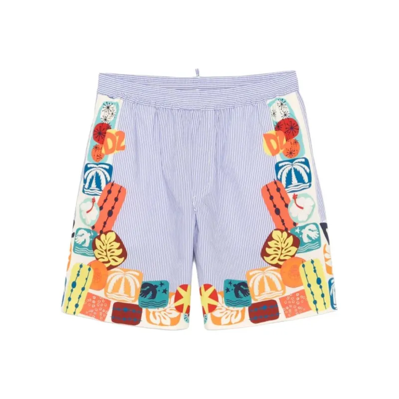 DSQUARED 2 Elastic waistband Shorts-0