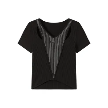 CHUU Crop Tops Women's Black