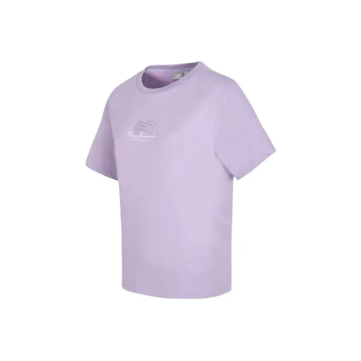New Balance T Shirts Women's Violet-0