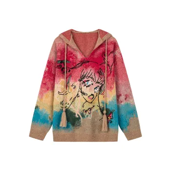 UOOYAA Sweater Women's Multicolor