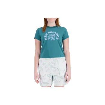 New Balance T-Shirt Women's Vintage Blue Green