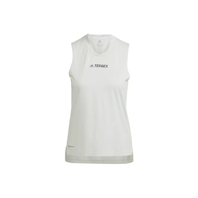 Adidas W MT TANK T-Shirt Women's Green-0