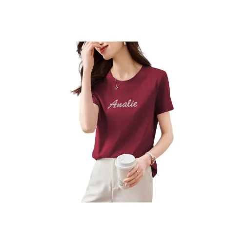 XWI T Shirts Women's Rose Red