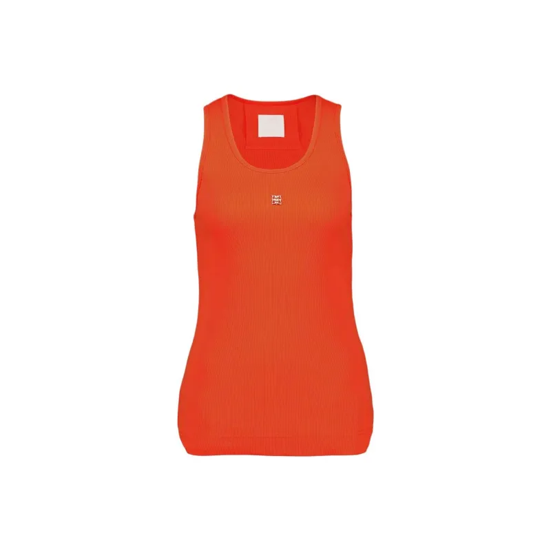 Givenchy Slim Fit Tank Top 'Orange'-0
