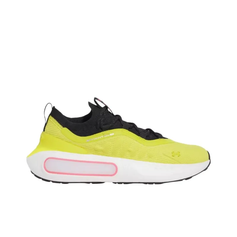 Under Armour Phantom 4 Slip Resistant And Breathable Low Top Casual Shoes Men's Black Yellow White-1