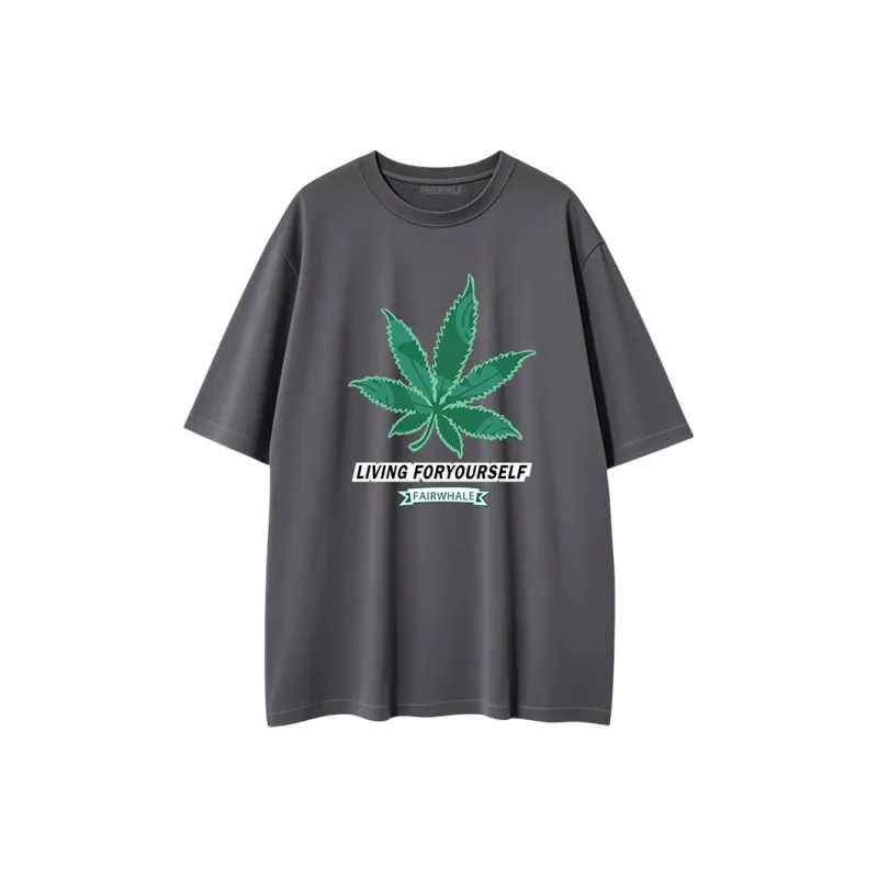FAIRWHALE Drop Shoulder Sleeve T Shirt Unisex-12