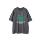 Dark Gray-T-Shirt-Leaf Large