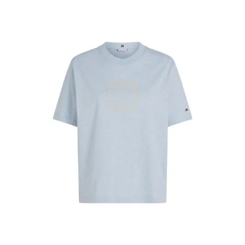 Tommy Hilfiger T Shirt Women's Light Blue