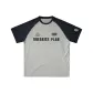 BKC Patchwork Canvas Short-Sleeved-Khaki & Black