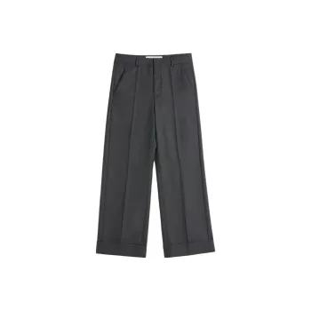 Valentino Wool Gabardine Trousers