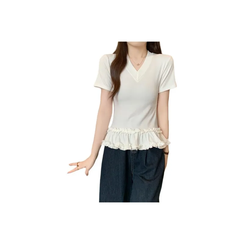 Dior Beauty Set in Sleeve T Shirt Women's-0