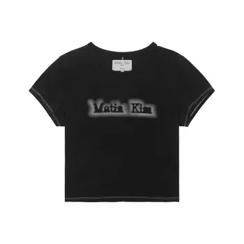 MATIN KIM Regular T Shirt Women's Black