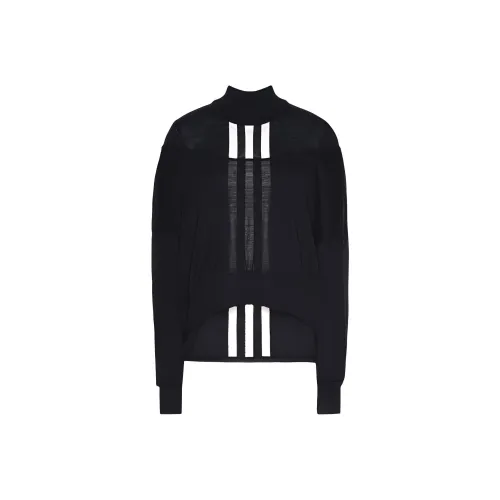 Y 3 Women's Layered Knitted Crop Sweater Black