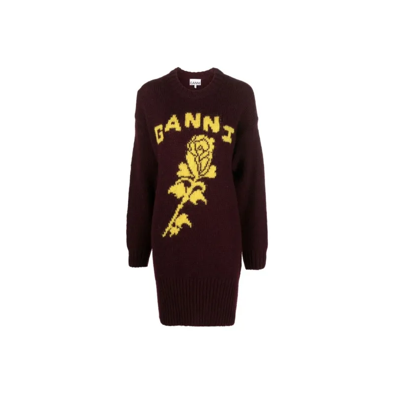 GANNI Intarsia knit Jumper-0