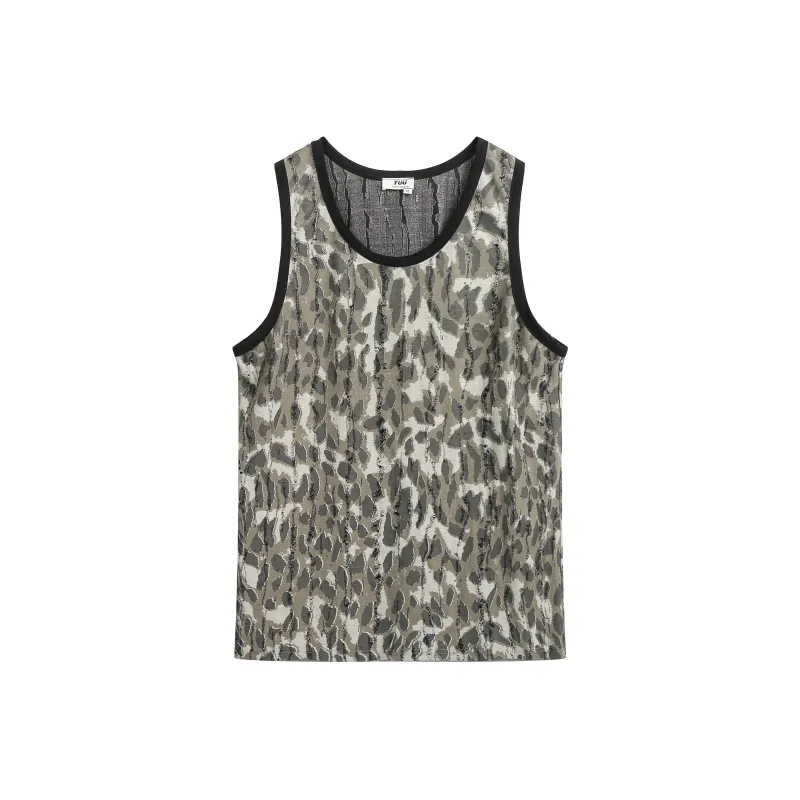 BEAR UNION Tank Tops Unisex Green-0