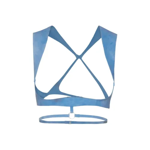 DSQUARED 2 Latex Crop Top