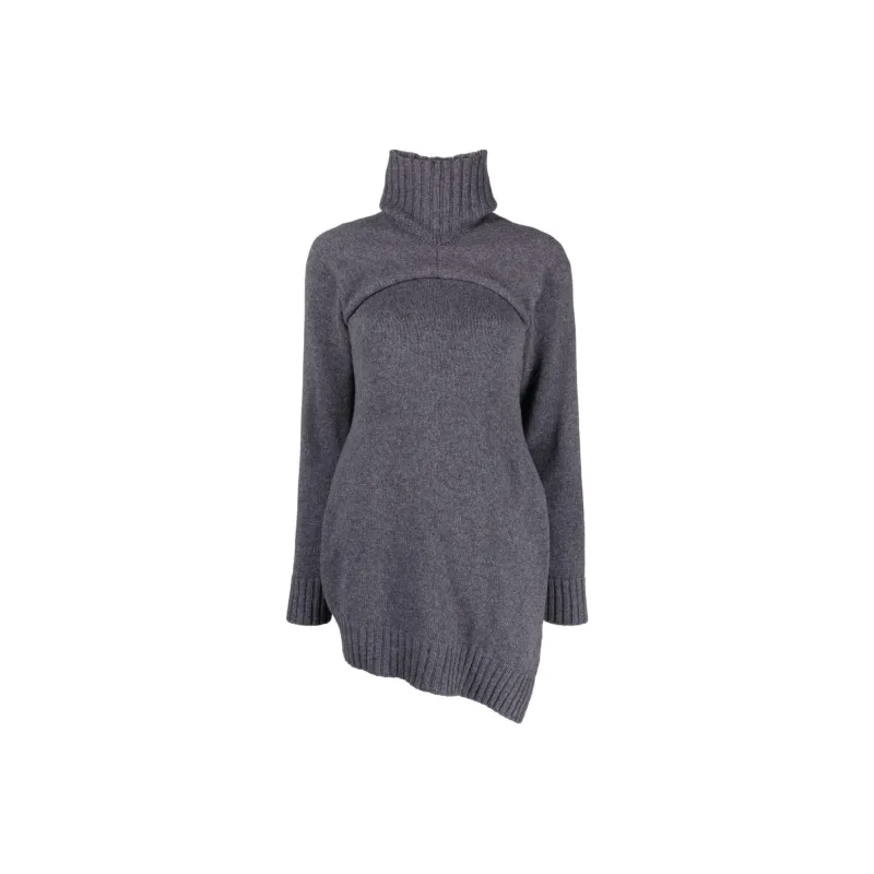 JIL SANDER Two-Piece Highneck Sweater-0