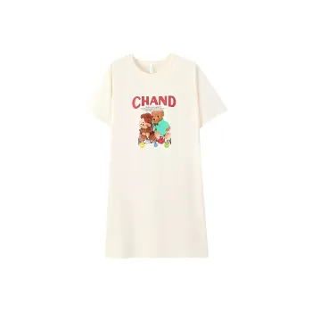 Nodos Shield Nightgown Women's Beige Yellow