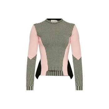 Alexander McQueen Panelled Asymmetric Jumper