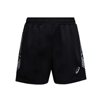Asics Sports Shorts Men's Black Silver