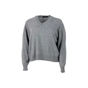 Fabiana Filippi Sequin Embellished V Neck Knitted Jumper
