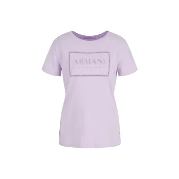 ARMANI EXCHANGE Cut out Logo Cotton T shirt