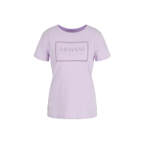ARMANI EXCHANGE Cut out Logo Cotton T shirt
