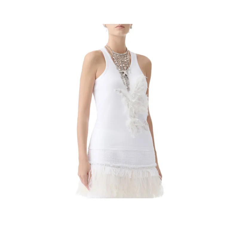 CHANEL 25S Tank Top Women's White-0