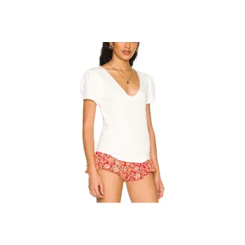 FREE PEOPLE T-Shirt Women's White