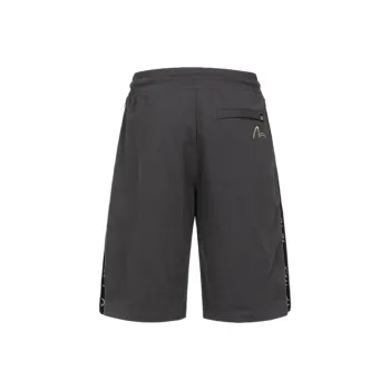 EVISU Sports Shorts Men Charcoal Gray