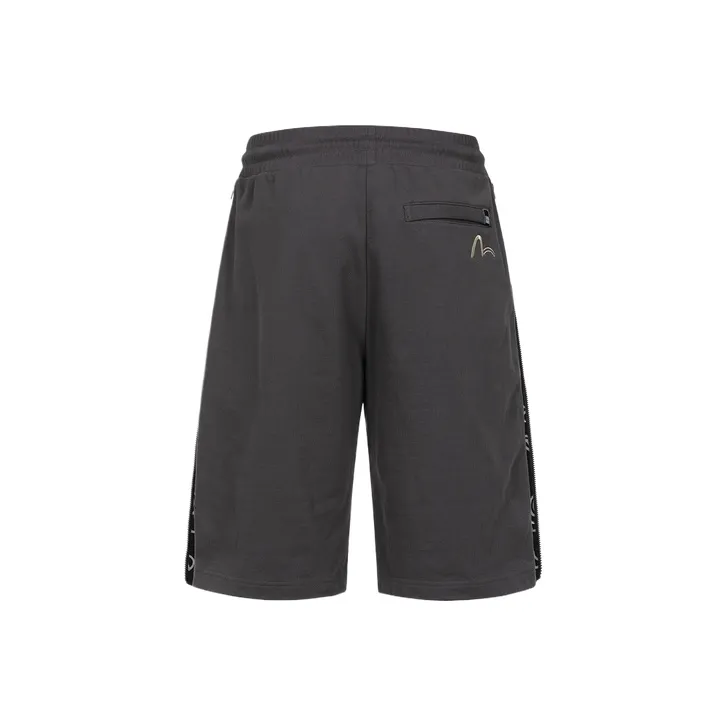 EVISU Sports Shorts Men Charcoal Gray-0