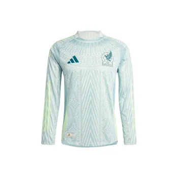 Adidas Free Shipping With AdiClub Mexico 24 Long Sleeve Away Authentic Jersey