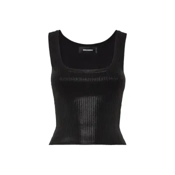 DSQUARED 2 Ribbed knit Top