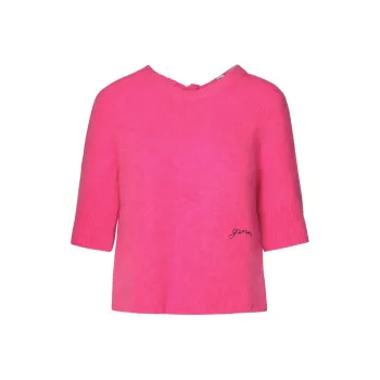 GANNI Drop Shoulder Brushed Jumper