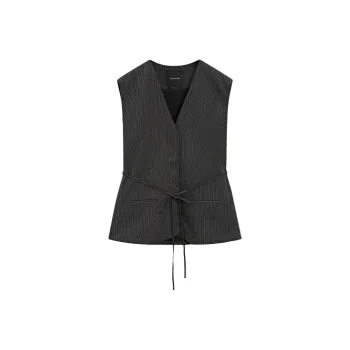 Massimo Dutti Tank Tops Women's Dark Gray