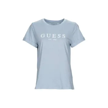 GUESS T Shirt Women's Light Blue