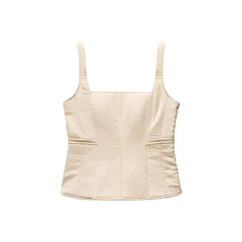 ZARA Tank Top Women's Light Pink-0